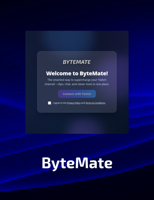 ByteMate Dashboard Login ByteMate Dashboard Login